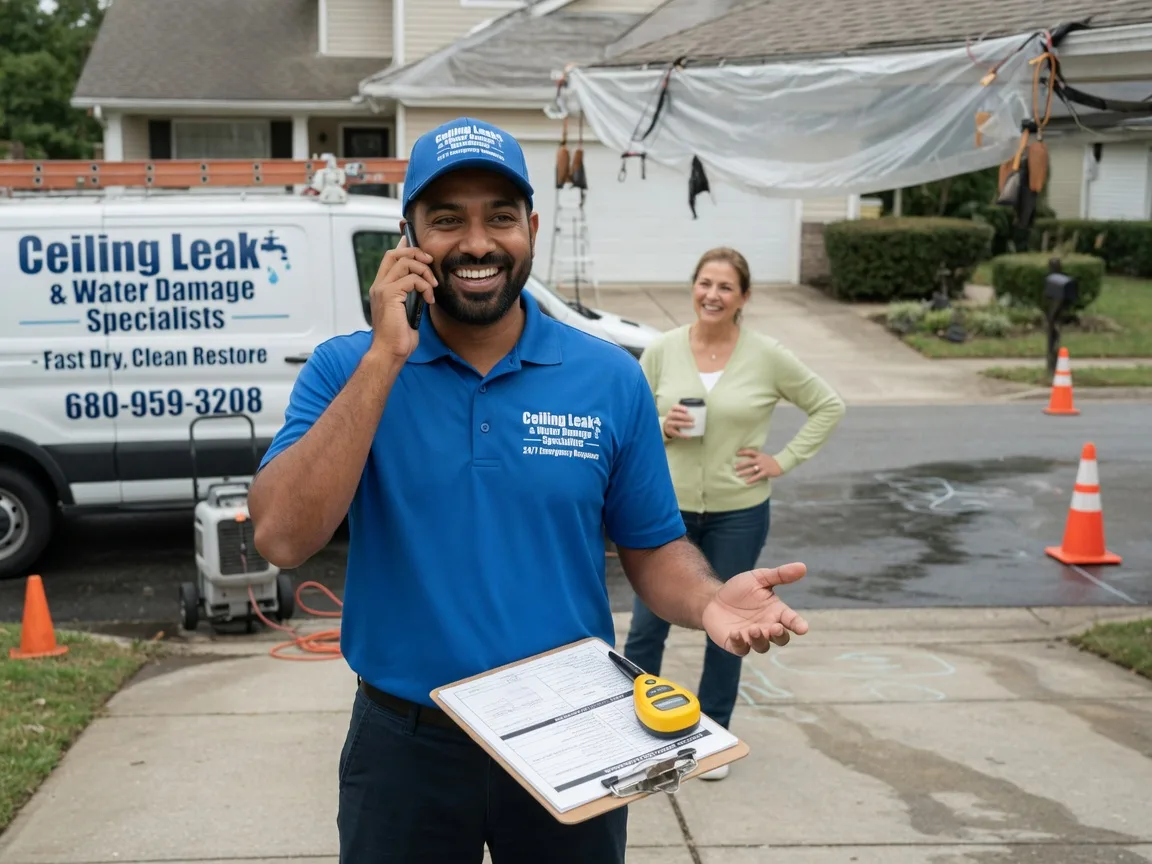 Ceiling Leak Cleanup Mondamin, IA FAQs